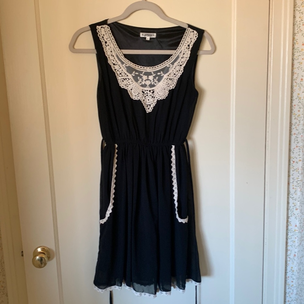 L.A Soul small dress. With tie around back thigh length